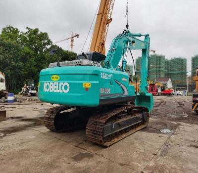 China Engine model Hino Hino J05E Second-hand Kobelco Excavator Green Sk200 Excavator with 114kw power for sale