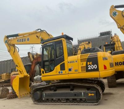 China 20700 KG Second-hand Hot sell Komatsu Excavator Pc200LC with Komatsu SAA6D107E-1 Engine model for sale