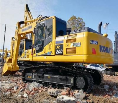 China Hydraulic Used Crawler Excavator 110KW Komatsu Pc 200LC  With 110kw Good condition SAA6D107E-1 engine for sale