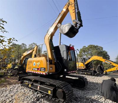 China 0.12~0.32m³ Bucket capacity Orange Second-hand Good Condition Sany75C Excavator 7280Kg for sale