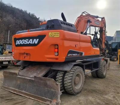 Κίνα Αρχική Κορέα Χρησιμοποιήθηκε Doosan DH140W Με Καλή Κατάσταση Εξαγωγέας τροχών προς πώληση