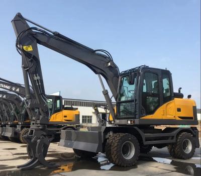 China Pre Owned Doosan Wheel Excavator DX60W Total Transport Width 2000mm for sale