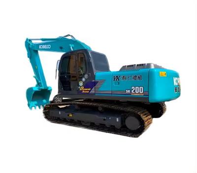 China 2015 año 20600kg Azul Segundo - Excavadoras Kobelco de mano Sk200 con modelo de motor Hino Hino J05E en venta