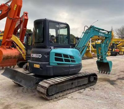 China 2020 Year 5260kg Second-hand  Kobelco Excavator SK55SR with Engine modelYanmar 4TNV88 for sale