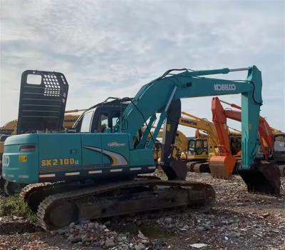 China 21200kg Second-hand Green Kobelco Hydraulic Excavator 118kw power with Bucket capacity 1.0m³ for sale