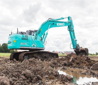 China Green Used Kobelco Excavator Hydraulic SK210LC for sale