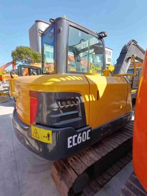 Chine Jaune Vollvo EC60C 5820kg modèle moteur D3.4D de seconde main en bon état avec une puissance de 38,2 kW à vendre