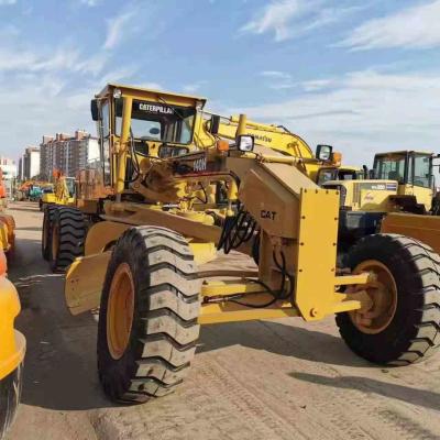 China 1200 Working Hours Enclosed Cabin Used Graders CAT 140H   / Gently Used Graders With Cummins Engine for sale