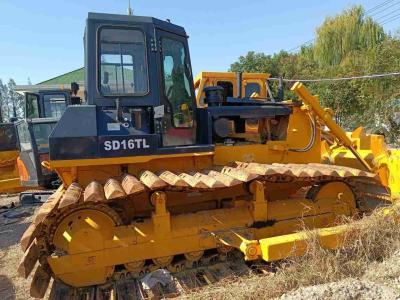 China Refurbished SHANTUI  SD16 Bulldozer With 3.4 M Blade 185 Hp Horsepower for sale