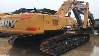 Chine 21900kg Vendre bien d'occasion Sany industrie lourde SY215C Excavateur avec 118kw puissance moyenne à vendre