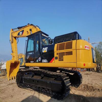 China Gebruikte Cat 336 Crawler-graafmachine voor schommelend bouwproject Cat 336D2 36 ton graafmachine zware bouwmachines Te koop