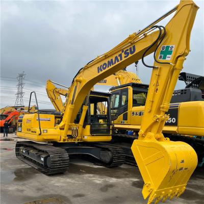 China Used 2020 yellow Komatsu PC220 excavator : Powerhouse for International Earthwork and Excavation Tasks for sale