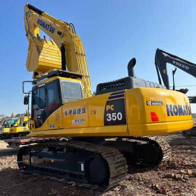 China Japan Original Used Crawler Excavator Machine komatsu PC350 Used komatsu Digger for sale