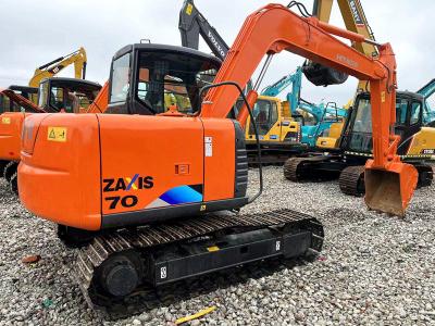 China Used Hitachi Zaxis 120 Excavator 7 Ton ZX70 Crawler With ISUZU Engine Key Components Motor Gear Gearbox Bearing For Sal for sale