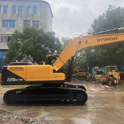 China Used Yellow  2020 Original Hyundai 220lc-9s Crawler Excavator Digger for sale