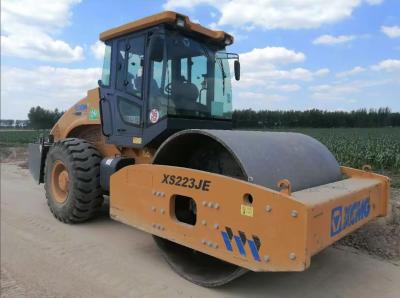 China Gebruikte XCMG Officiële XS223J 132KW Gebruikte Single Drum Vibratory Road Roller te koop Te koop