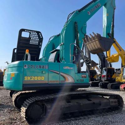 China Used Original Japan Kobelco Excavator Sk200 Second Hand Crawler Excavator for Sale for sale