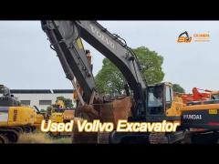 second hand vollvo ec140d hydraulic crawler yellow 3100h usage excavator with d3.8e engine model