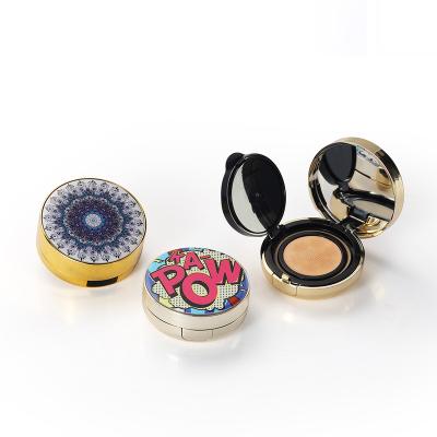 China Personal Care Products Color Cushion Plastic Cosmetic Powder Container With White Lid Covers for sale