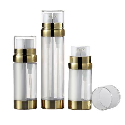 China Hot Sale 20ml x2 Pump Bottle Two Pump Bottle Two Personal Care Products Double Immersion-Chamber Plastic Round Tube Cosmetic Empty Bottles for sale