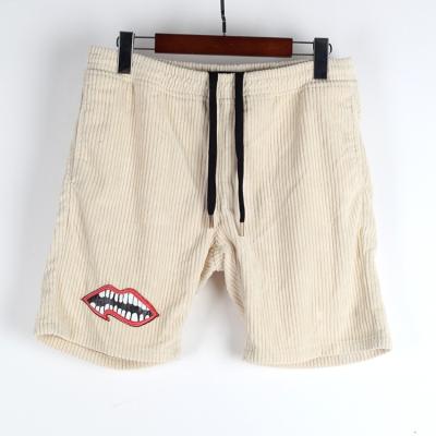 China High Quality Custom Embroidery OEM Women's Breathable Patch Kids Sets Basketball Organic Corduroy Shorts Pants Men for sale