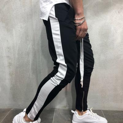 China FREE SHIPPING Viable Streetwear Sweatpants For Mens Black White Fashionable Hip Hop Sweatpants Casual Pants Mens Sportswear Pants for sale