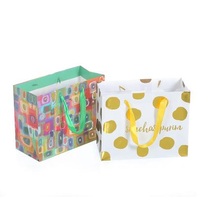 China Recycled Materials Customize Design Kraft Fancy Shopping Paper Bag Printing Gift Custom OEM Craft Gsm Item Time Industrial Surface Packaging Pcs for sale