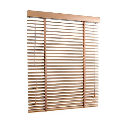 China Easy Clean Shading Venetian Curtain Japanese Solid Wood Venetian Bamboo for sale