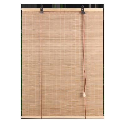 China Easy Clean Japanese Custom Rolled Roller Shutter Shading Bamboo Curtain for sale