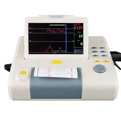 China Best Quality Maternal Fetal Monitor Touch Screen Wireless CTG Probe Machine For Sale Lethealth FM-LH8 for sale