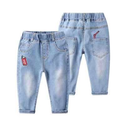 China Wholesale Spring Fashion Cool Children's Jeans Fade Proof Custom Color and Wear Children's Jeans Summer New for sale