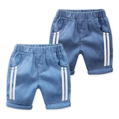 China Color Fade Proof High Quality Summer Denim Ripped Jeans Boy Short Pants for sale