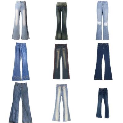 China 2023 summer fashion women's jeans high spring skinny women's jeans QUICK DRY/straight leg women's jeans for sale