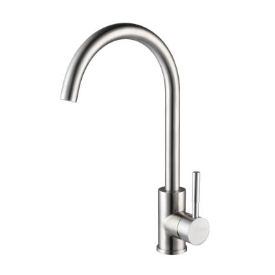 China Thermostatic Faucets 201 Stainless Steel Kitchen Faucet H&C Economical Kitchen Faucet for sale