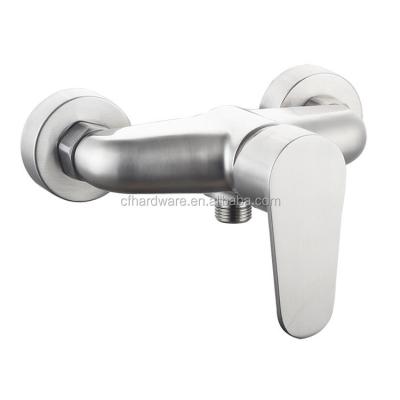 China High Qautity 304 Stainless Steel Bathroom Shower Mixer Tap Bathtub Faucet Exposed Wall Mounted Shower Valve Thermostatic Faucets for sale