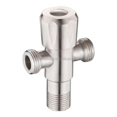 China Bathroom General Mixing Kitchen Water Angle Valve Faucet Stainless Steel Cut Out Stop Valve For Water Heater Sink Toilet for sale