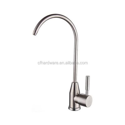 China Modern Stainless Steel Kitchen Water Filtration Faucet Lead Free Drinking Water Faucet Fits Most RO Units or Water Filtration System for sale