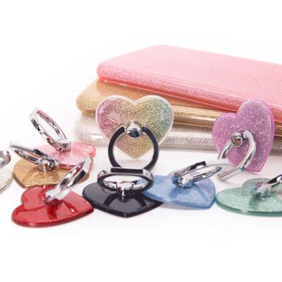 China All Custom LOGO Ring Cell Phone Ring Desktop Stand New Design Mobile Phones Snapshot Pink Cell Phone Loop Ring Lazy Bracket Accessories for sale