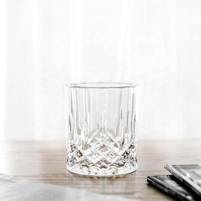 China NOVARE Stocked 330ml Old Fashioned Double Crystal Glass Cup Whiskey Glass for sale