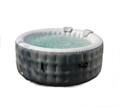 China Cheap Inground Pool Round Outdoor Spa 180cm 2 Person Indoor Inflatable Bubble Best Portable Redetube Hot Tub for sale