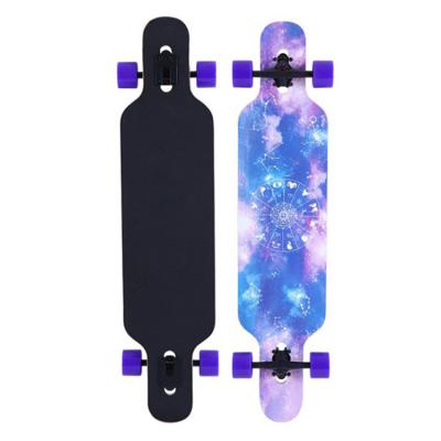 China Cheapest Custom 42 Inch Patineta Dance Board Youth Dance Longboard Complete Skate Board for sale