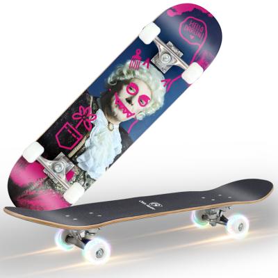 China Youth Design Wholesale Your Own Professional Custom 31*8 Inch Complete Skateboard Skate Board for sale