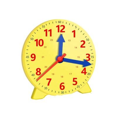 China Educational Tool Learning Clock For Kids Fitted Teaching Time Clock for sale