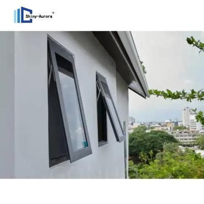 China Anti Theft Burglar Proof Aluminium Windows 36 X 48 Soundproof Casement Awing Windows for sale