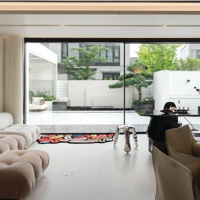 China AR-320 Aluminium Frame Sliding Glass Door Soundproof Tempered Glass Sliding Door for sale