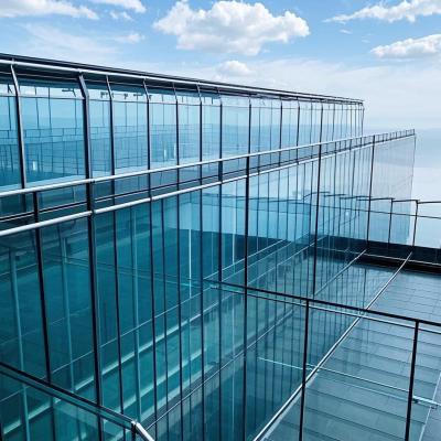 China 8mm 12A 8mm Insulated Glass Curtain Wall Rectangular Shape Soundproof for sale