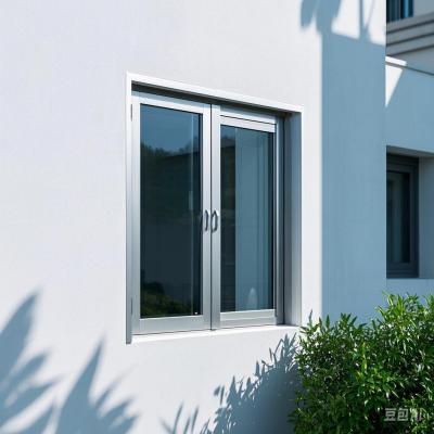 China White Aluminum Sliding Windows , Sliding Open Window With Multi Point Locking System for sale