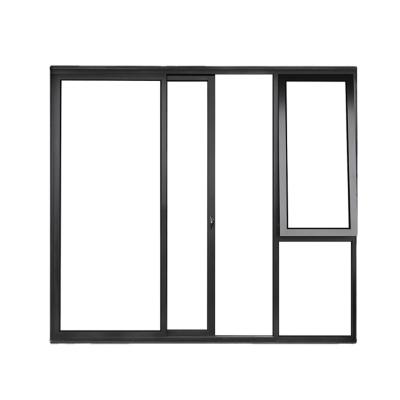 China Powder Coated Aluminium Sliding Doors Internal With Thermal Break for sale