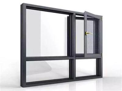 China Office Building Aluminium Casement Window Customized Aluminum Hinged Window Soundproof for sale