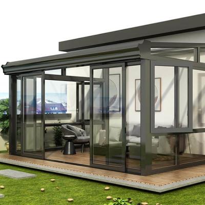 China White Sun Room Aluminum Frame With Corner Joint Corner Code Connection for sale